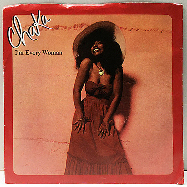 レコードメイン画像：P.S付き 7'' USオリジナル CHAKA KHAN I'm Every Woman／A Woman In A Man's World ('78 Warner) 不朽のダンクラ 45RPM