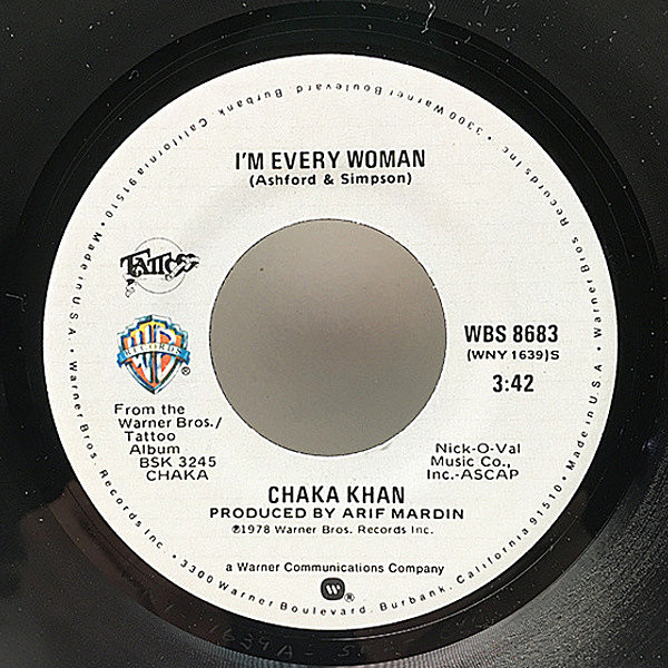 CHAKA KHAN / I'm Every Woman (7) / Warner Bros. | WAXPEND