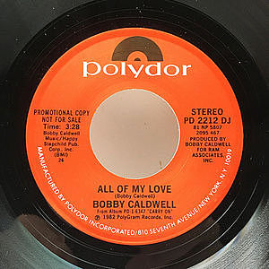 レコード画像：BOBBY CALDWELL / All Of My Love