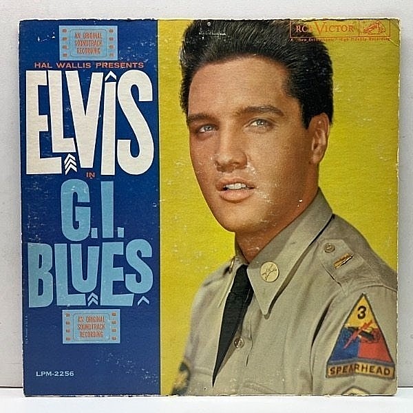 レコードメイン画像：USオリジナル MONO 初回 ニッパー犬 銀文字 深溝 ELVIS PRESLEY G.I. Blues ('60 RCA) エルヴィス・プレスリー スリー 映画 G.I.ブルース