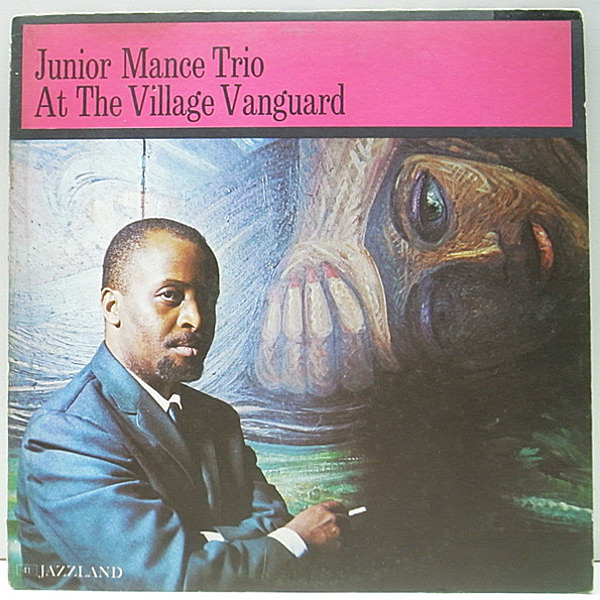 レコードメイン画像：MONO 1st橙ラージ 深溝 USオリジナル JUNIOR MANCE TRIO At The Village Vanguard ('61 Jazzland JLP 41) ピアノトリオ