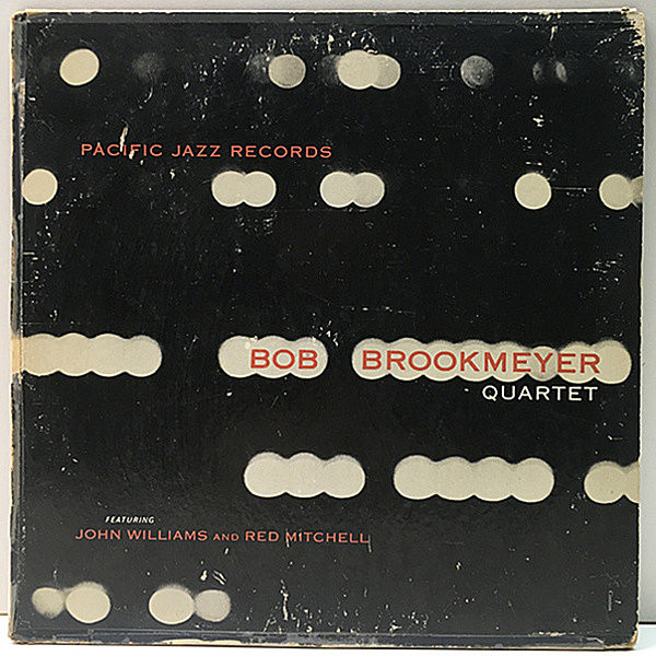 レコードメイン画像：美盤!! 10インチ Flat, MONO 深溝 USオリジナル BOB BROOKMEYER Quartet (Pacific jazz 16) w./John Williams, Red Mitchell, Frank Isola