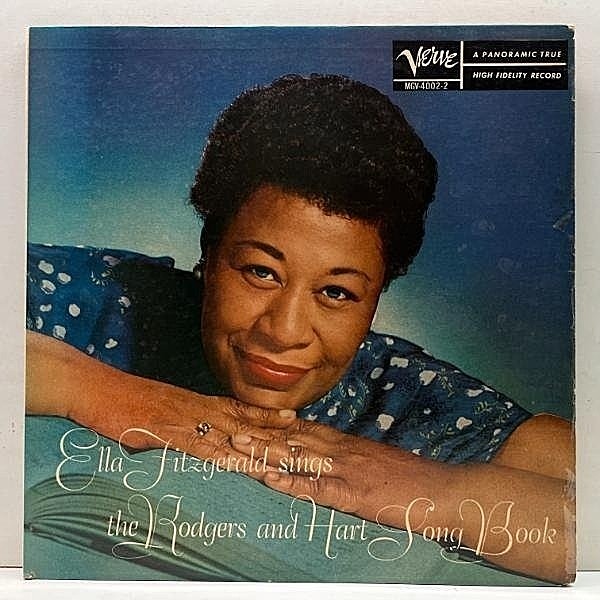 レコードメイン画像：良好!! MONO 初版 橙ラベ 深溝 USオリジナル ELLA FITZGERALD Sings The Rodgers And Hart Song Book ('56 Verve) 2LP 米 初回 モノラル