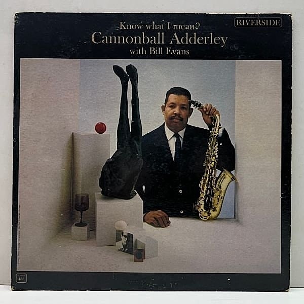 レコードメイン画像：美盤!! MONO 初版 RLP規格 USオリジナル CANNONBALL ADDERLEY With BILL EVANS Know What I Mean? ('61 Riverside) 米モノラル 初回プレス