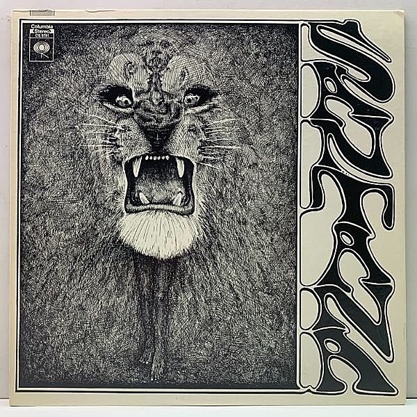 レコードメイン画像：レアな良好品!! 初版 白抜き 2eye 米オリジナル SANTANA S.T 1st デビュー作 ('69 Columbia CS 9781) サンタナ 米 初回 LP 原盤