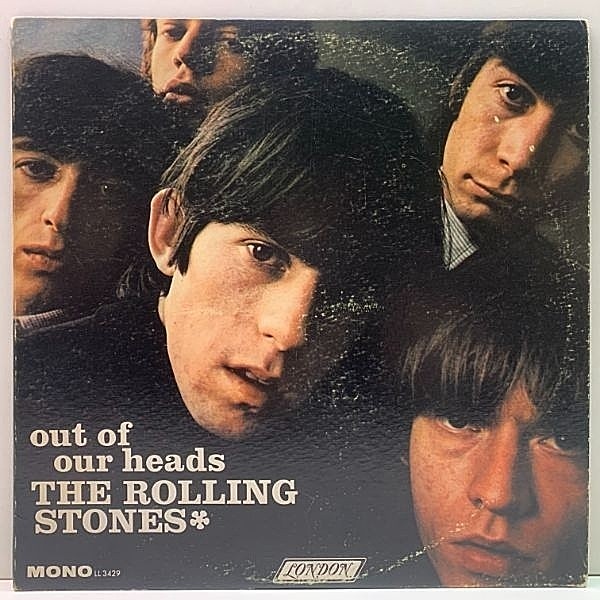 レコードメイン画像：激レア!良好! USオリジナル MONO 初版マルーン【Unbox・Open Logo 】ROLLING STONES Out Of Our Heads (LONDON LL 3429) 米モノラル 美再生