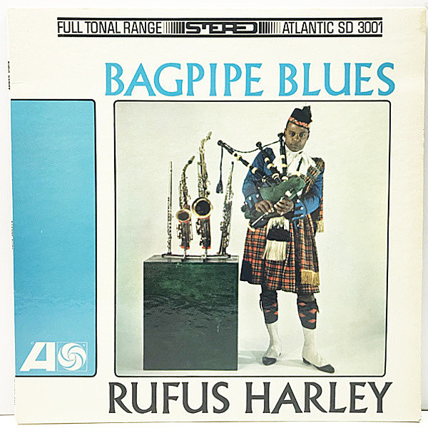 レコードメイン画像：初版 3色ラベル USオリジナル RUFUS HARLEY Bagpipe Blues ('65 Atlantic SD 3001) ルーファス・ハーレイ Lp
