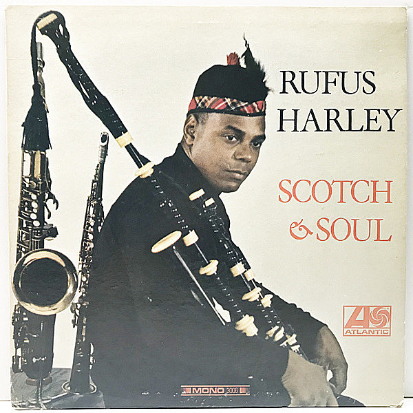 レコードメイン画像：美盤!! MONO 初版 3色ラベル USオリジナル RUFUS HARLEY Scotch & Soul ('66 Atlantic 3006) ルーファス・ハーレイ Lp バグパイプ・ジャズ
