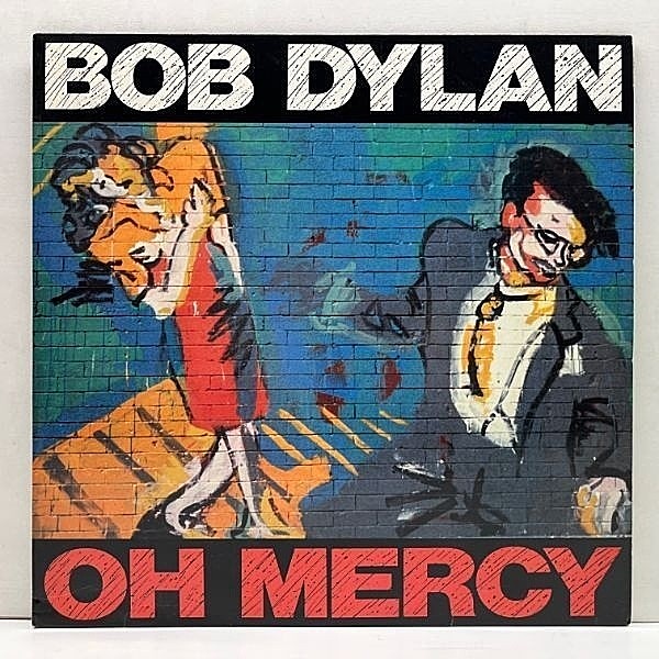 レコードメイン画像：Cut無し!美品! '89年 稀少 LP 米オリジナル BOB DYLAN Oh Mercy (Columbia) DANIEL LANOIS prod. ボブ・ディラン／オー・マーシー 入手難