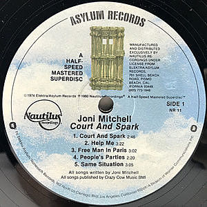 JONI MITCHELL / Court And Spark (LP) / Asylum | WAXPEND RECORDS