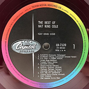 NAT KING COLE / The Best Of Nat King Cole (LP) / Capitol | WAXPEND