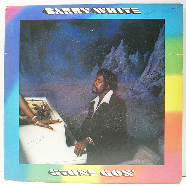 レコードメイン画像：良好盤!! 特殊・大判見開きジャケット '73年 USオリジナル BARRY WHITE Stone Gon ドラムブレイク Never, Never Gonna Give Ya Up ほか