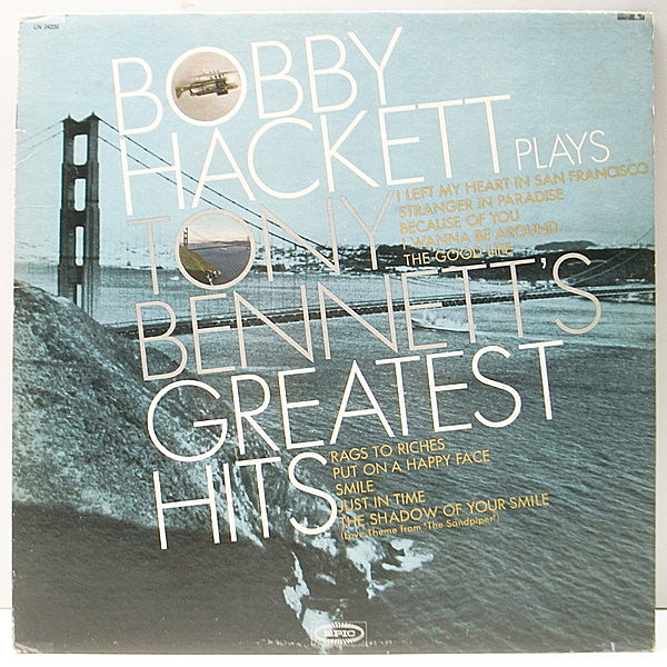 レコードメイン画像：良好!! MONO USオリジナル BOBBY HACKETT Tony Bennett's Greatest Hits ('66 Epic) ボビー・ハケット LP ドリーミィな中間派
