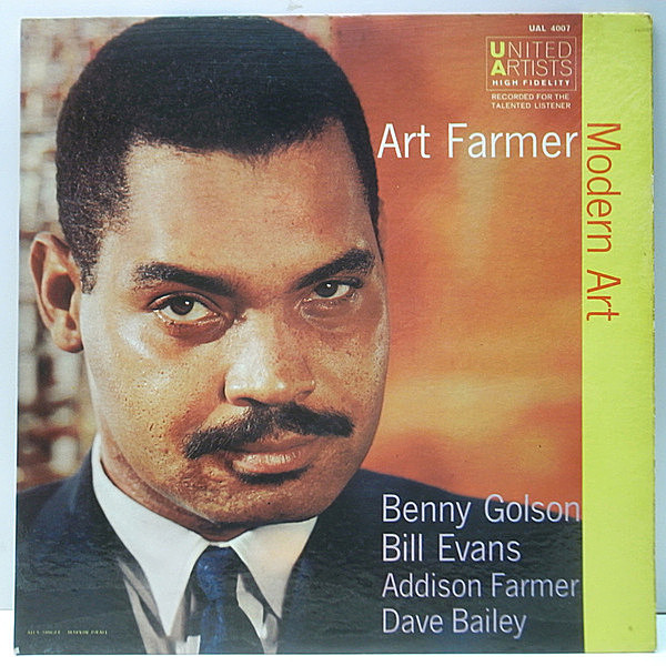 レコードメイン画像：良好品!! 米 MONO 深溝 耳[Ear]刻印 ART FARMER Modern Art 全盛期のアート・ファーマー 屈指の名盤 Benny Golson, Bill Evans ほか