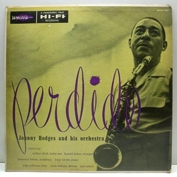 レコードメイン画像：Norgran 黒TPラベル Orig. JOHNNY HODGES Perdido / MONO両溝 LP