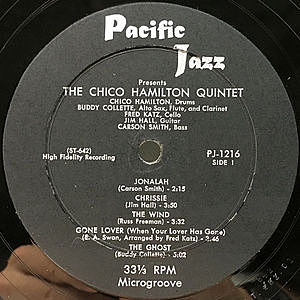 CHICO HAMILTON / Chico Hamilton Quintet In Hi-Fi (LP
