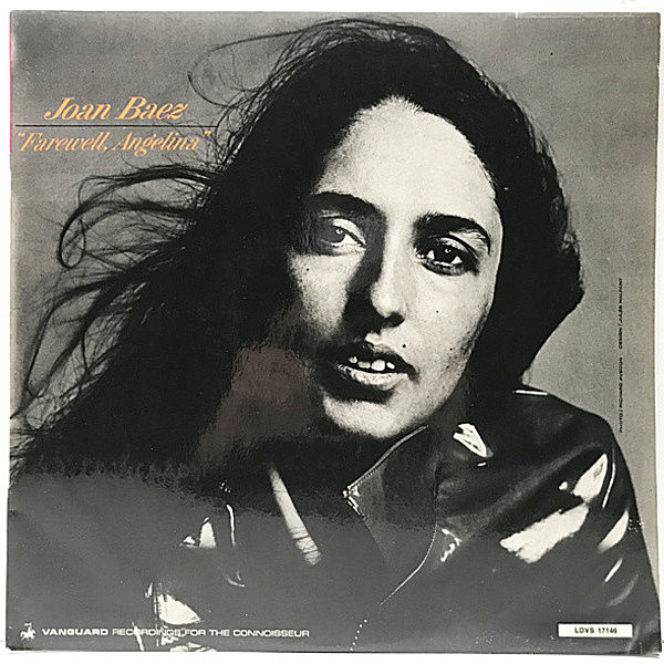 レコードメイン画像：良好品!! GERMANY 独オリジナル JOAN BAEZ Farewell, Angelina ('65 Vanguard LDVS 17146) コーティングJK 生粋のヴィーンテージ・フォーク