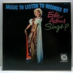 レコード画像：EDIE ADAMS / Sings, "Music To Listen To Records By"