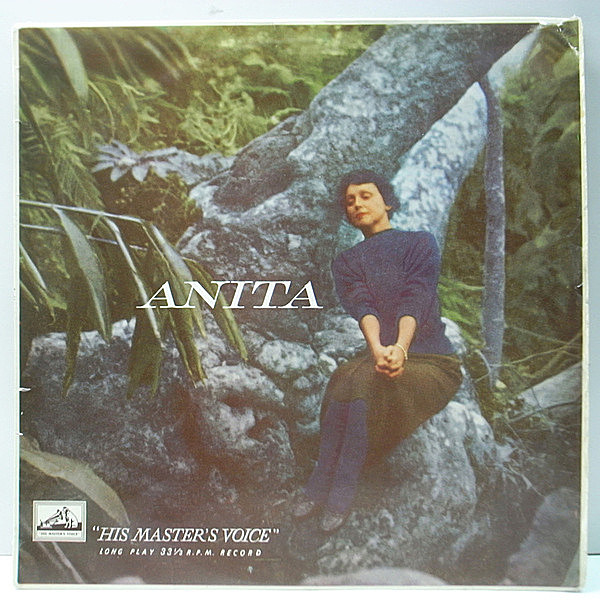 レコードメイン画像：MONO コーティング仕様 UKオリジナル ANITA O'DAY Anita - Sings ('56 His Master's Voice) Paul Smith, Barney Kessel ほか 名盤