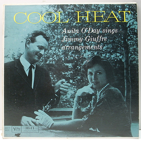 レコードメイン画像：良好盤!! MONO 初版トランペッター 深溝 USオリジナル ANITA O'DAY Cool Heat (Verve MG V-8312) JIMMY GIUFFREの秀逸なアレンジ