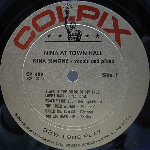 NINA SIMONE / Nina Simone At Town Hall (LP) / Colpix