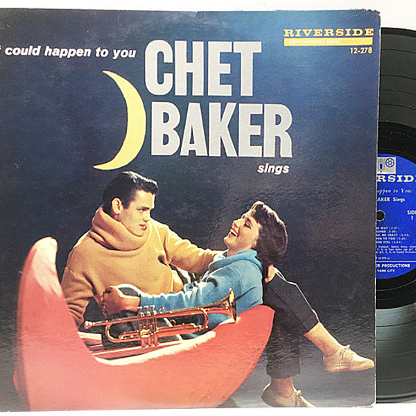 レコードメイン画像：プロモ US 完全オリジナル CHET BAKER It Could Happen To You (Riverside RLP 12-278) MONO INC無し 青ラージ 深溝 PAT#刻印 人気盤!!