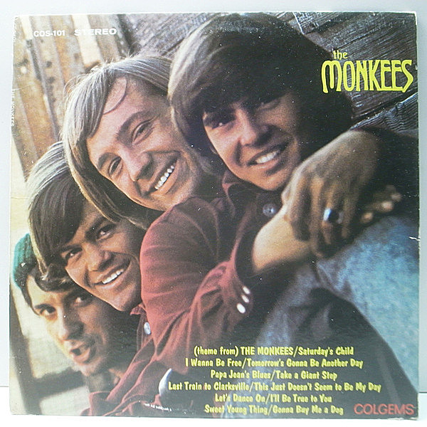 レコードメイン画像：US 完全オリジナル 初版オンリー『PAPA JEAN'S』ラベル・ジャケ共に誤植仕様 THE MONKEES Same／1st デビュー ('66 Colgems) モンキーズ Lp