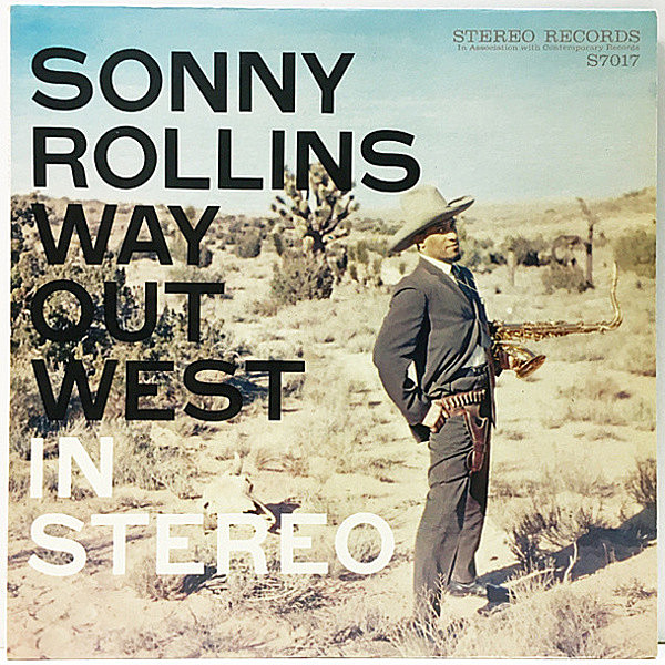 レコードメイン画像：【パーフェクト極美品】STEREO RECORDS マトD1 完全オリジナル SONNY ROLLINS Way Out West (Contemporary) レアな初版ステレオ 深溝