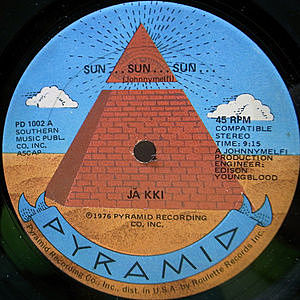 レコード画像：JA KKI / PHIL MEDLEY & THE M.V.B. ORCHESTRA / Sun...Sun...Sun / Snap It