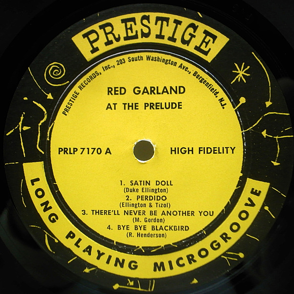 RED GARLAND / At The Prelude (LP) / Prestige | WAXPEND RECORDS