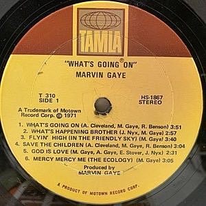 MARVIN GAYE / What's Going On (LP) / Tamla | WAXPEND RECORDS