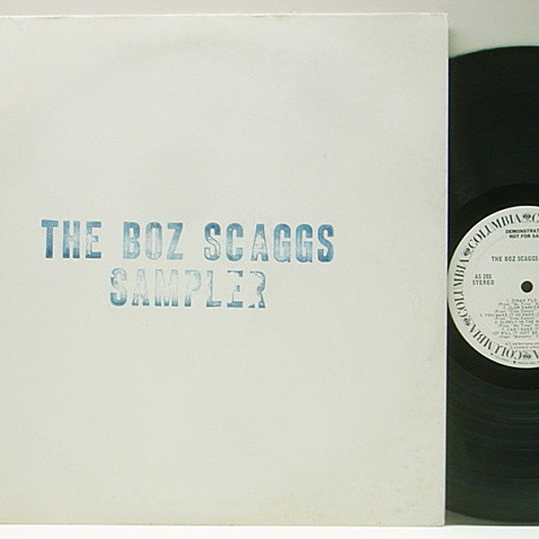 レコードメイン画像：【プロモ・オンリー・サンプラー盤】The BOZ SCAGGS Sampler ('76 Columbia AS 203) White Promo Only ボズ・スキャッグス Lp