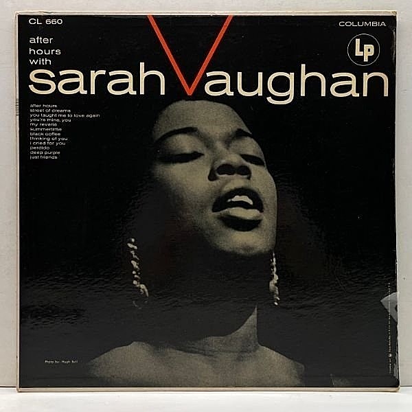 レコードメイン画像：良好!!【コーティング】MONO 6eye USオリジナル 深溝 SARAH VAUGHAN After Hours With ～ (Columbia CL 660) サラ・ヴォーン 初期の名唱