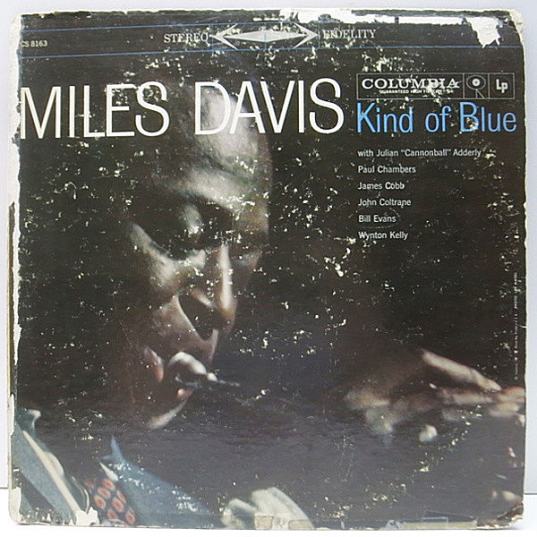 レコードメイン画像：美盤!! 誤植ジャケット MILES DAVIS Kind Of Blue (Columbia CS 8163) STEREO US初期 2eye | 2nd.プレス LP