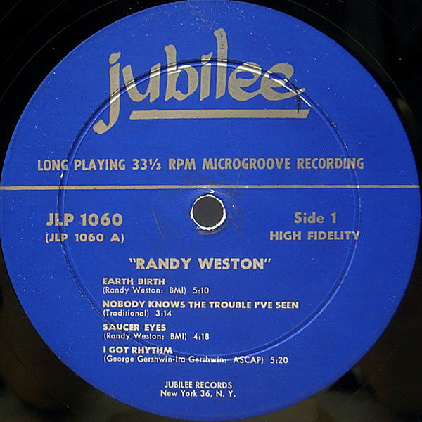 RANDY WESTON / Piano A-la-mode (LP) / Jubilee | WAXPEND RECORDS