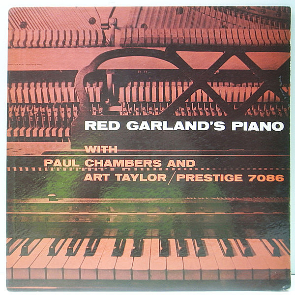 レコードメイン画像：US NJ, Yellow 手書きRVG MONO 深溝 RED GARLAND TRIO Garland's Piano (Prestige 7086) w./Paul Chambers, Arthur Taylor 難あり 特価