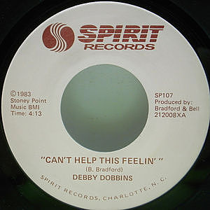 レコード画像：DEBBY DOBBINS / Can't Help This Feelin