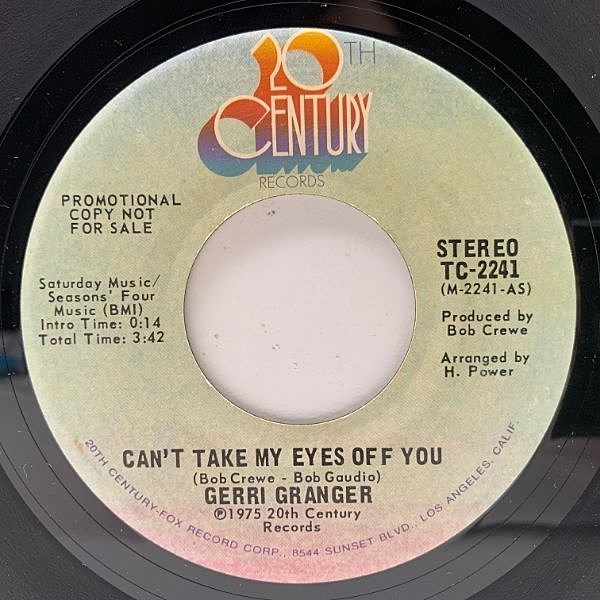 その他 gerri granger can't take my eyes off you GERRI GRANGER / Can't Take My Eyes Off You (7) / 20th