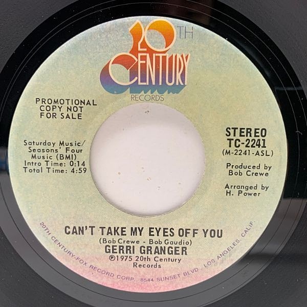GERRI GRANGER / Can't Take My Eyes Off You (7) / 20th
