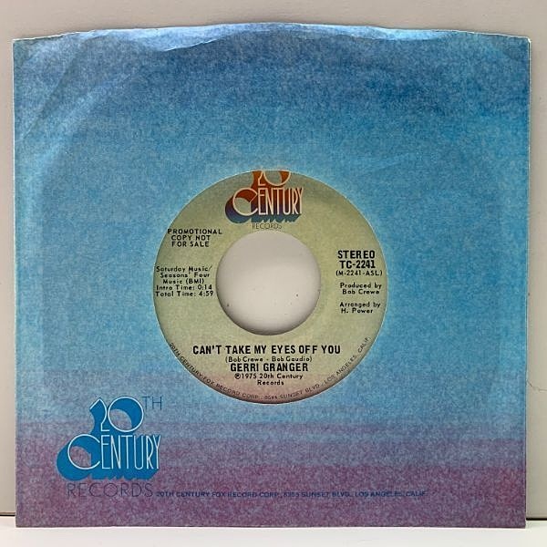 その他 gerri granger can't take my eyes off you Gerri Granger – Can't Take My Eyes Off You – Vinyl (7