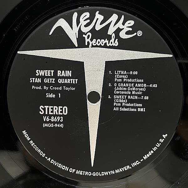 STAN GETZ / Sweet Rain (LP) / Verve | WAXPEND RECORDS