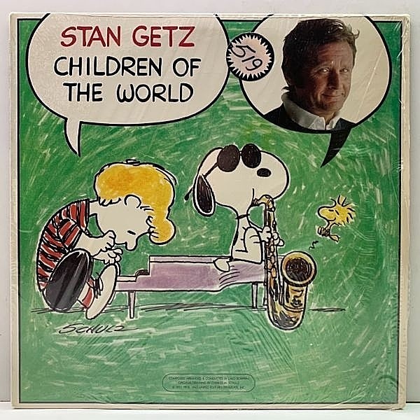 レコードメイン画像：シュリンク良好!! USオリジナル STAN GETZ Children Of The World ('79 Columbia) 村上春樹 推薦 人気盤 スヌーピー Snoopy ピーナッツ