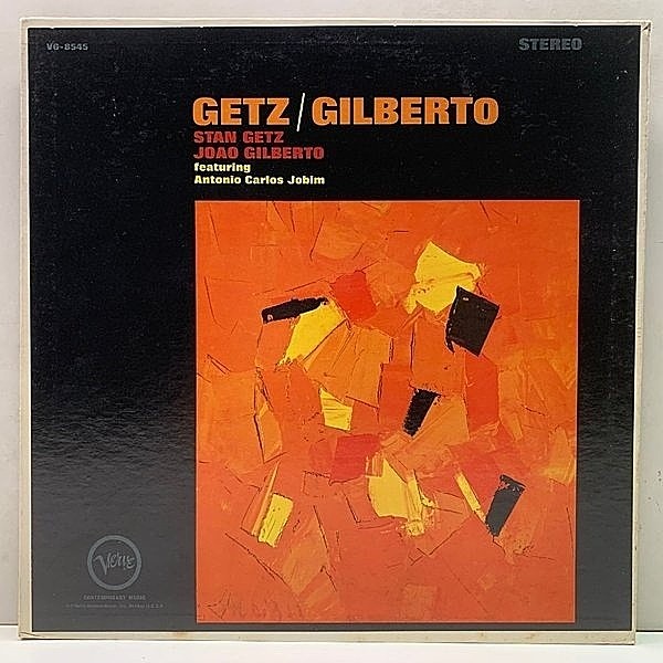 レコードメイン画像：レアな美盤!音綺麗! USオリジナル STAN GETZ JOAO GILBERTO feat. ANTONIO CARLOS JOBIM [Club Edition] Capitolプレス 白枠GFジャケ