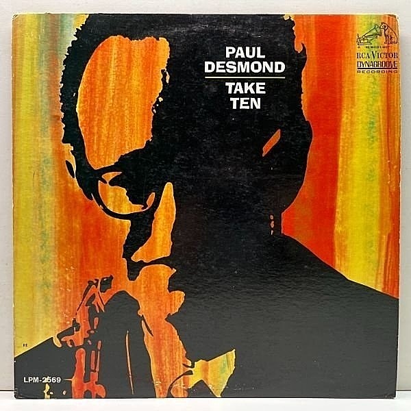 レコードメイン画像：良好盤!! MONO【初版 太字DYNAGROOVE 完全オリジナル】PAUL DESMOND Take Ten ('63 RCA) w/Jim Hall 豊かな感性が見事に融合した寛ぎの名作