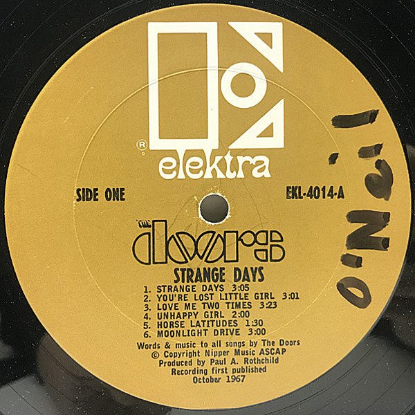 DOORS / Strange Days (LP) / Elektra | WAXPEND RECORDS
