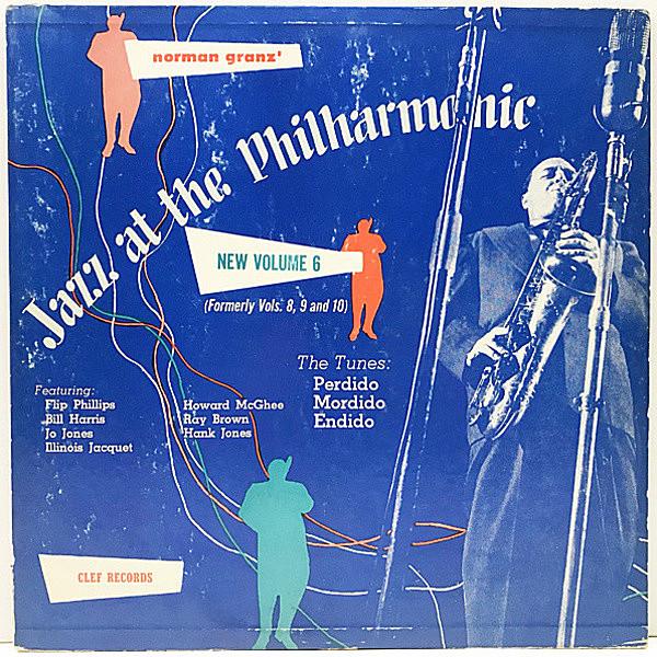 レコードメイン画像：USオリジナル『Norman Granz' Jazz At The Philharmonic Vol. 6』Howard McGhee, Flip Phillips, Hank Jones | JATP 好セッション