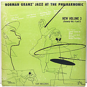 レコード画像：JAZZ AT THE PHILHARMONIC / J.J. JOHNSON / ILLINOIS JACQUET / Norman Granz' Jazz At The Philharmonic (New Volume 3)