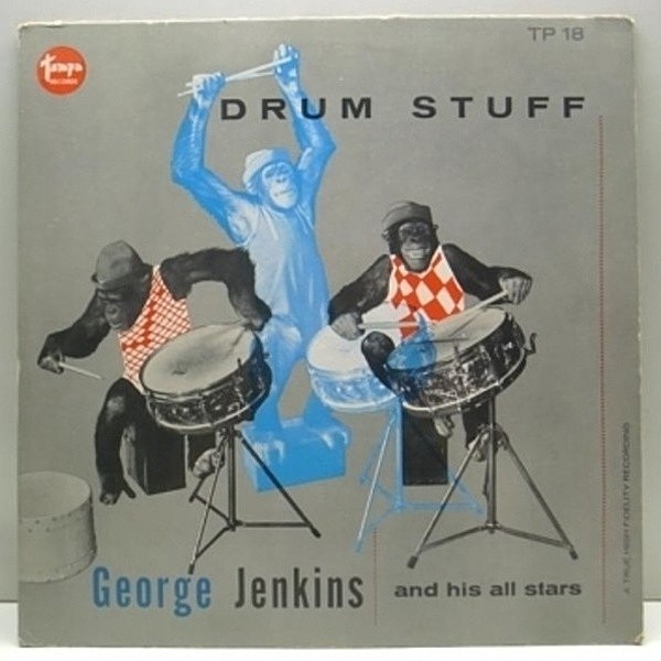 レコードメイン画像：ほぼ美盤!! MONO両溝 GEORGE JENKINS Drum Stuff / US初期 TAMPA