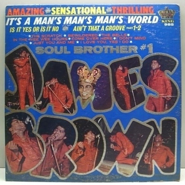 レコードメイン画像：MONO良盤!! USオリジ JAMES BROWN It's A Man's World / レア!!