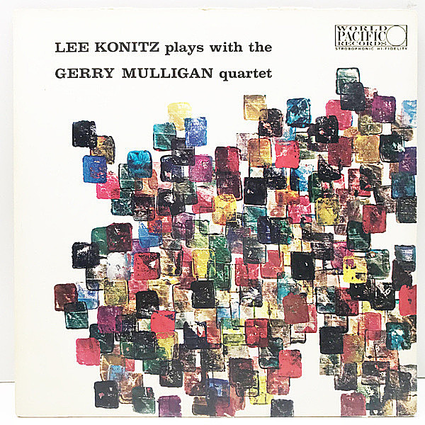 レコードメイン画像：良好盤!! MONO 深溝 USオリジナル LEE KONITZ Plays With The GERRY MULLIGAN Quartet (World Pacific PJM-406) Chet Baker ほか